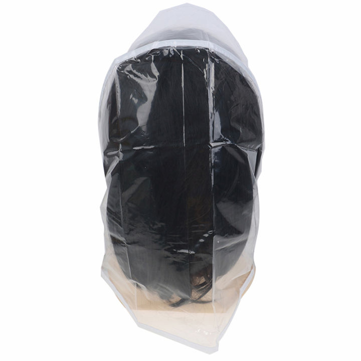 1Pcs%20Protect%20Hairstyle%20Rain%20Hat%20Plastic%20Bonnet%20For%20Women%20And%20Lady%20Clear%20Keep%20You%20Hair%20Looking%20Perfect%20Even%20After%20A%20Rain%20Shower%20-%20Image%204