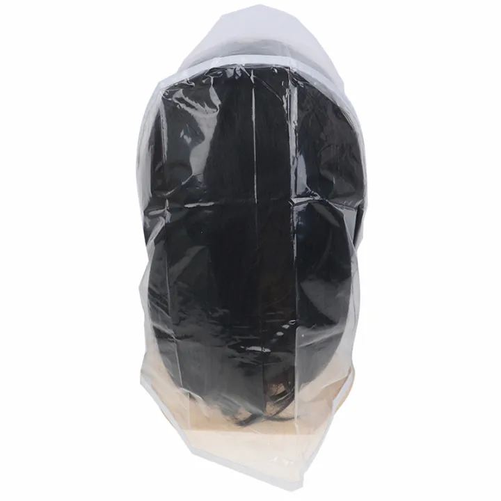 1Pcs%20Protect%20Hairstyle%20Rain%20Hat%20Plastic%20Bonnet%20For%20Women%20And%20Lady%20Clear%20Keep%20You%20Hair%20Looking%20Perfect%20Even%20After%20A%20Rain%20Shower%20-%20Image%204