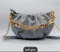 Girls Shoulder Bag with Stylish Golden Chain and Long Strap Crossbody Wallet. 