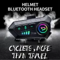 Kebidumei Motorcycle Helmet Headset Handsfree Call 2000mAh Stereo Anti-Interference Waterproof Music Player Wireless Earphone. 