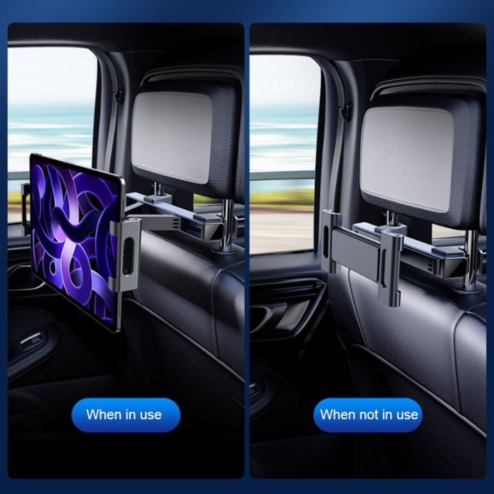 SEAMETAL%20Universal%20Car%20Tablet%20Holder%20360%20Rotation%20Auto%20Back%20Seat%20Headrest%20Mount%20Phone%20Holder%20for%204-12.9%20Inch%20iPad%20iPhone%20-%20Image%204