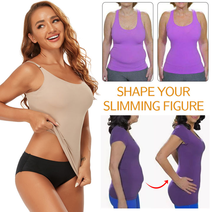 Women%20Tummy%20Control%20Shapewear%20Smooth%20Body%20Shaping%20Camisole%20Tank%20Tops%20Plus%20Size%20Slimming%20Underwear%20Seam-free%20Compression%20Shaper%20-%20Image%203