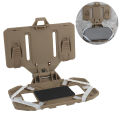 NEW Upgrade Tactical MOLLE Phone Holder, Folding Navigation Board, Cellphone Hold Gear, Airsoft Hunting Vest Accessories. 