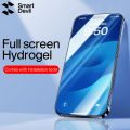 SmartDevil 3 Pcs Hydroel Film Screen Protector for iPhone 15 Pro max Full Cover HD Soft Film for iPhone 15 Plus 15Pro Anti Drop. 