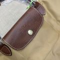 Auth LongChampˉ Paris Le Pliage Top Handle Bag/Crossbody Bag 7 Colors Small Version 28/20x22cm. 