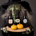 12pcs Irregular Halloween Potion Wine Bottle Labels,Apothecary Stickers For Spooky Party,Ideal For Haunted House Bar Decor .