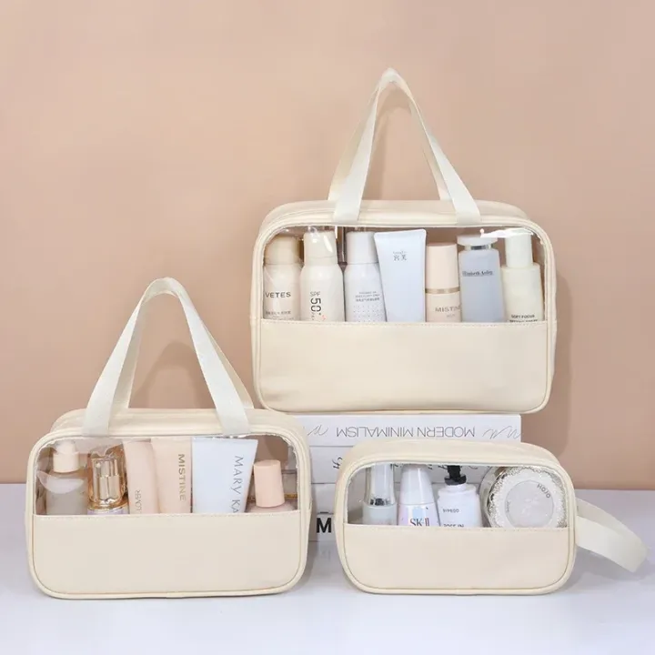 Women's%20Clear%20Makeup%20Bag%20Portable%20Travel%20Cosmetic%20Bag%20Large%20Capacity%20Bath%20Bag%20Multifunctional%20Waterproof%20Storage%20Compartment%20-%20Image%202