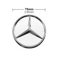 4Pcs Hubcaps Silver 75MM Rims Wheel Center Caps Wheel Center Hub Caps Emblem for Benz All Models. 