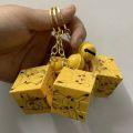 Pokemon Creative Pikachu Mini Rubik's Cube Keychain Pendant Cute Car Couple School Bag Pendant Thinking Cartoon Puzzle Toy .