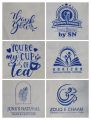 Round Rubber Stamp with Customized Name.. 