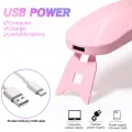 LULAA Foldable Nail Lamp Machine Mini UV LED Nail Lamp For Home Salon Tools Professional Nail Phototherapy Mouse Nail Lamp. 