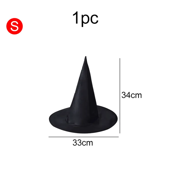 1/6/12pcs%20Wizard%20Hat%202%20Sizes%20Black%20Oxford%20Cloth%20Halloween%20Cosplay%20Decorative%20Props%20Festival%20Gathering%20Party%20Pointed%20Hats%20TMZ%20-%20Image%207