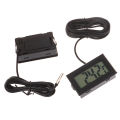 Micro LCD Digital Thermometer Electronic Digital Display Car Temperature Tester Detector Monitor Embedded Temperature Sensor. 