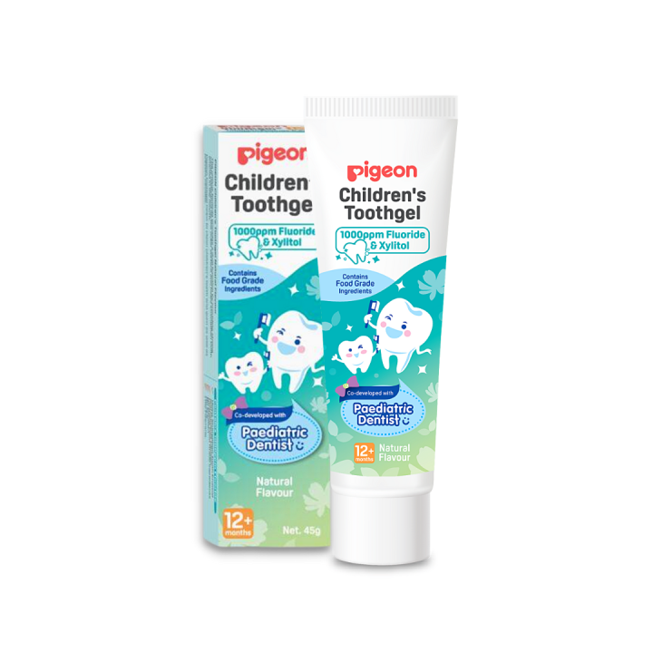 Pigeon%20Pigeon%20Children's%20Toothpaste,%20Swallowable,%20Fluoride%201000%20Ppm,%20Toothpaste%20for%20Children%201%20Year%20Old%20Gel%20Type%20for%20Children,%20Size%2045%20Grams%20(Grape%20Flavor/Natural%20Flavor),%20Safe,%20Prevents%20Tooth%20Decay.%20-%20Image%204