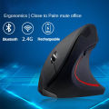 Wireless Bluetooth Vertical Mouse 800 1200 1600 DPI 6 Button Personalised Side Grip Ergonomic 2.4G Mute Gaming PC Computer Mouse.