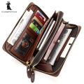 Men Clutch Bag Men's Long Purse Large Capacity Men's Wallets Cell Phone Pocket Passcard Pocket High Quality Wallet Bags For Men. 