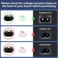 Brangdy 4.3V Type-C Shaver Adapter Charging Converter for Philips Norelco Oneblade QP2520 QP2515 QP2620 with Charging Indicator. 