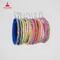 National Standard Latin Ribbon Professional Earrings Rumba Chacha Competition Earrings Adult Girls Black Accessories. 