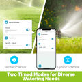 MOES Tuya Smart WiFi 1 Outlet Water Timer Irrigation System Automation APP Control Works with Alexa  Home Assistant. 