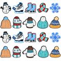 26Pcs Ice Skating Shoe Charms, PVC Sports Decorations Charms for Shoes, Sandals, Bags,  for Birthday, Holiday, Party. 
