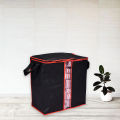 (Pack of 3) Clothes Storage Bag Black Red. 