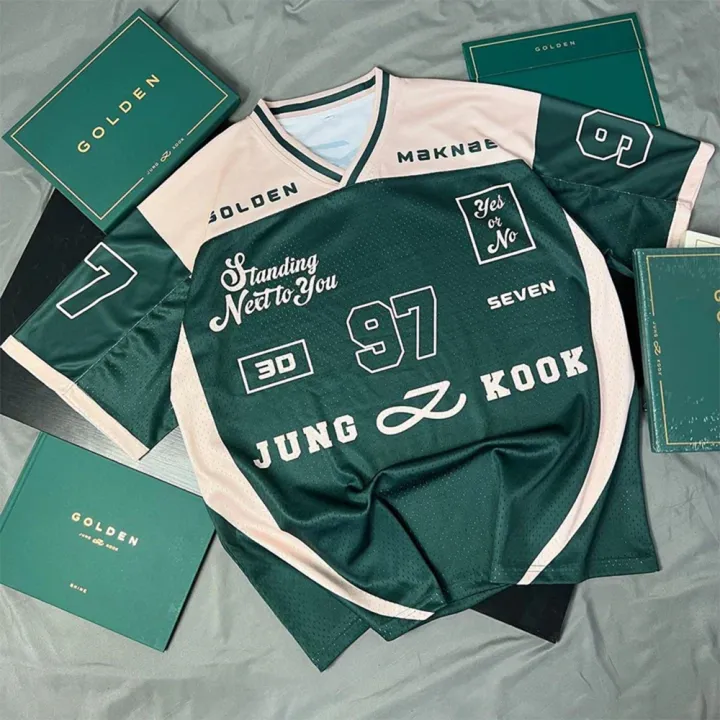 2026%20New%20Women's%20Spring/Summer%20Y2K%20Fashion%20Casual%20Golden%2097%20Mesh%20Jersey%20Oversized%20Breathable%20Speed%20Drying%20Sports%20T-shirt%20-%20Image%205