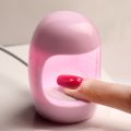 Mini Q-shaped Nail Lamp, UV/LED Nail Dryer, Quick Drying Nail Gel Nail Dryer, For Home Nail Art DIY. 