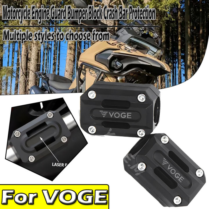 Motorcycle Accessories Engine Guard Bumper Protector Crash Bar Block ...