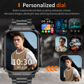 LIGE Smart Watch For Android iOS Men IP68 Waterproof Outdoor Sport Tracker LED Flashlight Bluetooth Call Man Smartwatch.