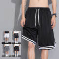 High Quality Summer Men's Basketball Shorts Loose Quick Dry Streetwear Casual Knee Length Trousers Male.