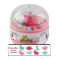Mini Dinosaur Claw Machine Children's Crane Grab Machines Happy Egg Twist Machine Toys for Children Game Dolls for Girls Gifts. 