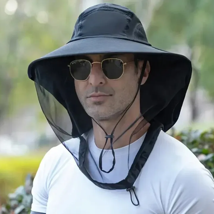 Foldable%20Fishing%20Cap%20Mosquito%20Hat%20with%20Hidden%20Net%20Mesh%20Unisex%20Fashion%20Repellent%20Insect%20Bee%20Protection%20Bucket%20Hat%20Sunscreen%20-%20Image%204