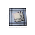 38cm/14.9in Soft Cotton Men's Handkerchief Classic Striped Pattern Multicolor Options Stylish Men's Accessory. 