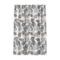 Black and White Leaf Waterproof PEVA Shower Curtain Waterproof Bathroom Curtain Liners 180 * 180CM with 12 Hooks. 
