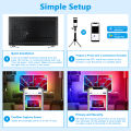 Smart Ambient Sync TV Backlight Sync Screen Color Led Strip Light USB, App Control ,Smart Phone Camera Screen Capute Technology lightify. 
