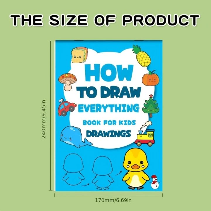 96%20Cartoon%20Patterns%20Fun%20Drawing%20Book%20Simple%204-step%20Tutorial%20on%20How%20To%20Complete%20Drawing%20Interactive%20Coloring%20Activity%20Book%20-%20Image%204