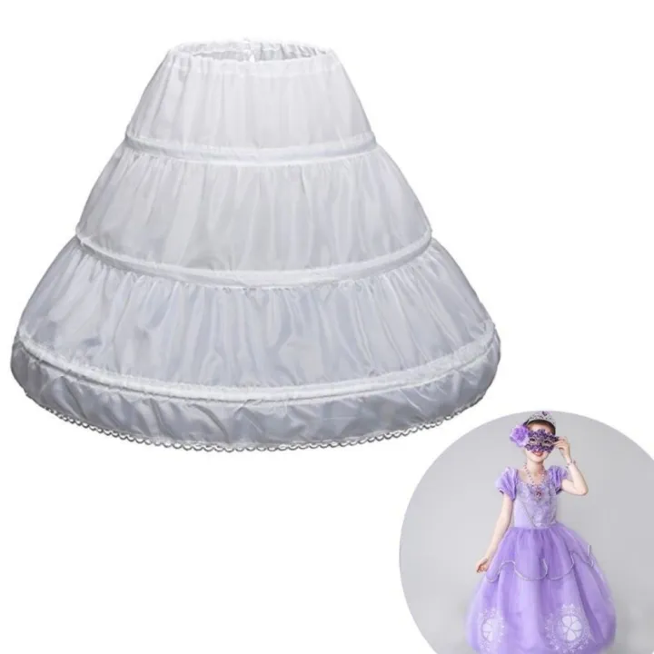 White%20Children%20Petticoat%20A-Line%203%20Hoops%20One%20Layer%20Lace%20Trim%20Flower%20Crinoline%20Skirt%20Petticoat%20-%20Image%202