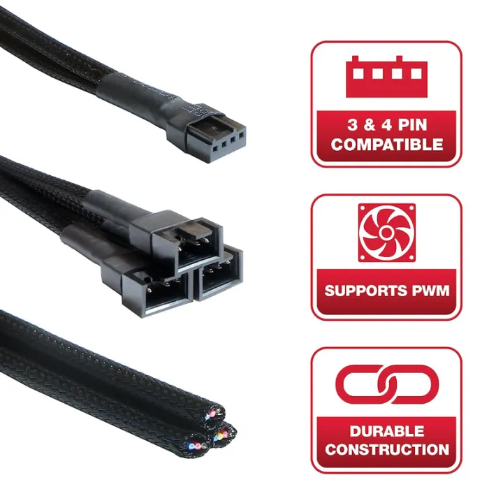 10.5%20Inch%203%20Way%204%20Pin%20PWM%20Fan%20Splitter%20Cable%20For%20Computer%20ATX%20Case%20Cooling%20Fan%20-%20Image%202