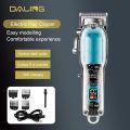 Daling DL-1539 New Full Transparent Visible Body Hair Cutting Machine Cordless Shaver Trimmers Barber Professional Hair Clipper Equipment. 