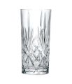 Crystal Glass Drinkware Set (Highball Cocktail Tumbler (340ml) - 6 Piece). 