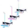 PGTECH GP-533 RGB Horizontal Console Bracket with Dual Gamepad Charging Port Built-in Dual Cooling Fan for PS5 Slim Host - White. 