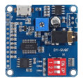Voice Sound Playback Module Arduino MP3 Player Module UART I/O Trigger Class D Amplifier Board 5W 8M Storage DY-SV8F SD/TF Card. 