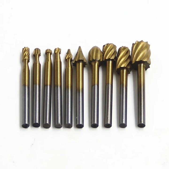 10Pcs%20HSS%20Titanium%20Dremel%20Routing%20Rotary%20Milling%20Rotary%20File%20Cutter%20Wood%20Carving%20Carved%20Knife%20CutterDrill%20Bit%20Tools%20Set%20-%20Image%204