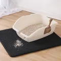 Cat Litter Mat EVA Double Layer Cat Litter Mat Cat Litter Basin Sand Falling Mat Eva Cat Litter Mat Cat Nest Mat Pet Mat. 