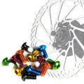 CNC Disc Brake Rotor Bolts，T25 Steel Bicycle Bolts Kit for MTB/Road Bike, 12Pcs. 
