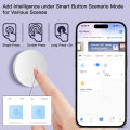 Ewelink Zigbee Smart Push Button Wireless Switch Include Battery Remote Control Automation Scenario Switch work with Zigbee2MQTT. 