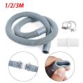 Universal Washing Machine Dishwasher Drain Waste Hose Extension Pipe Kit 1/2/3M. 