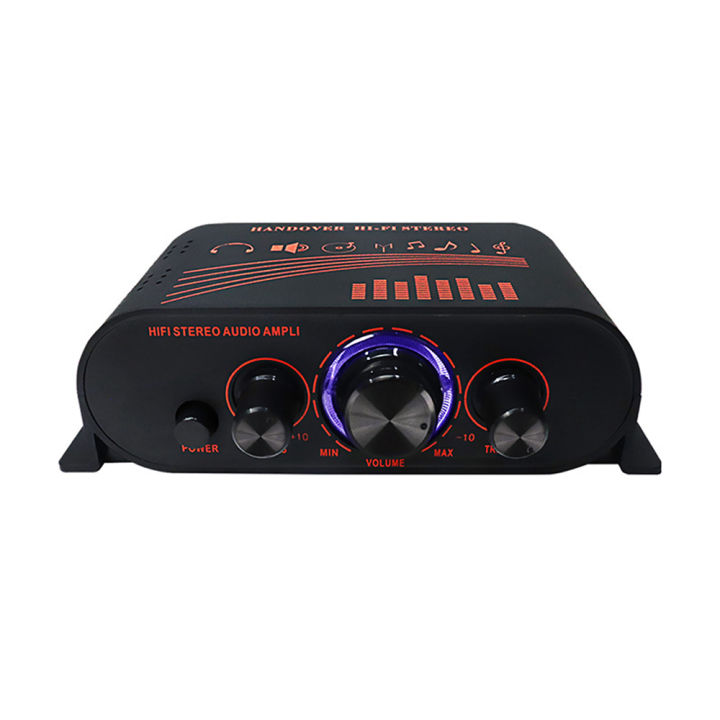 AK170 Compact Size Audio Power Amplifier Portable Sound Amplifier Speaker Amp for Car Home