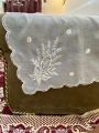 embroidered cutwork dupatta. 