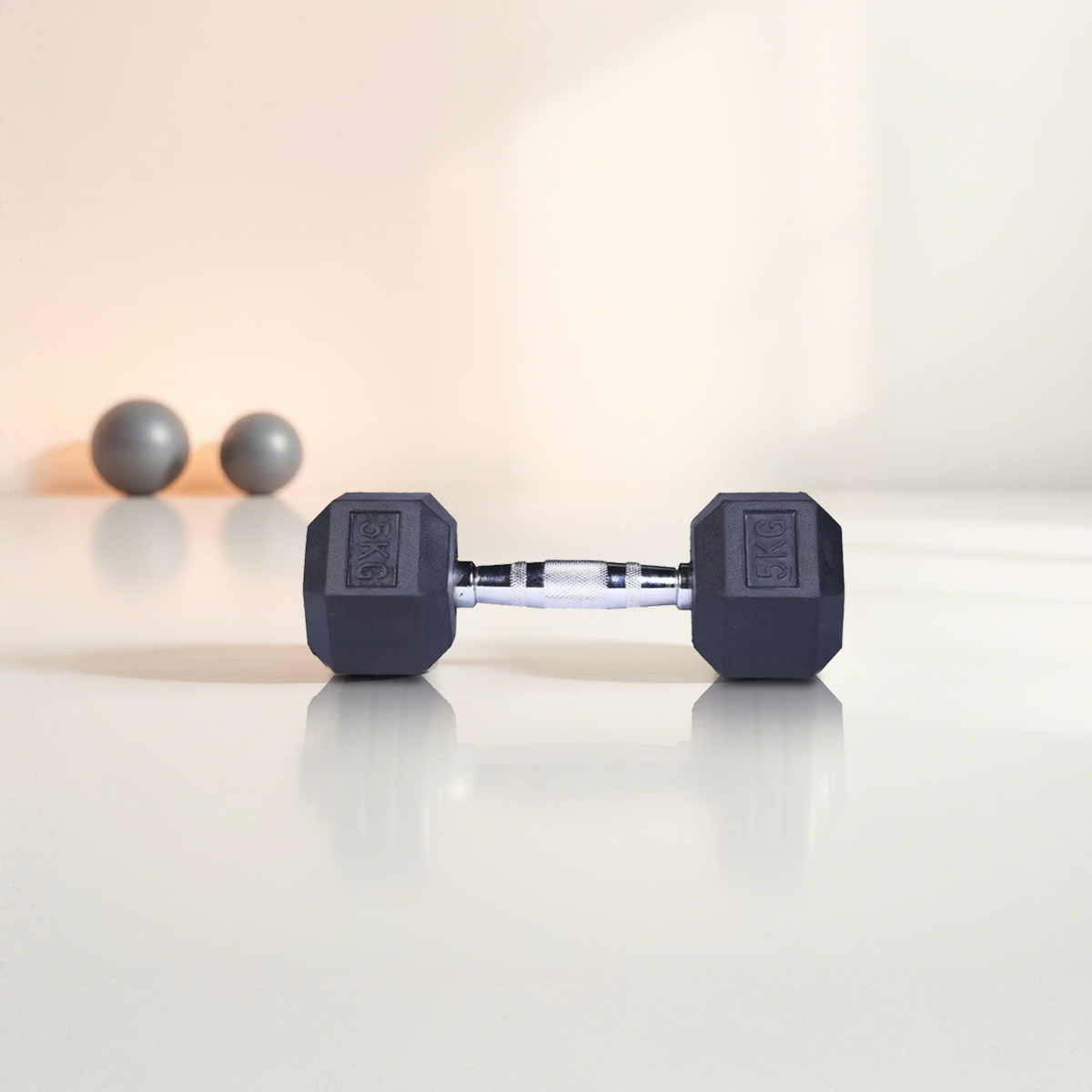 5kg Hex Dumbbell - 1pcs/Single